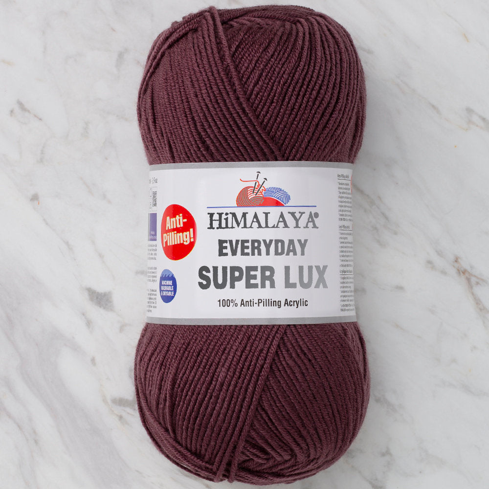 Himalaya Everyday Super Lux Mürdüm El Örgü İpi - 73417